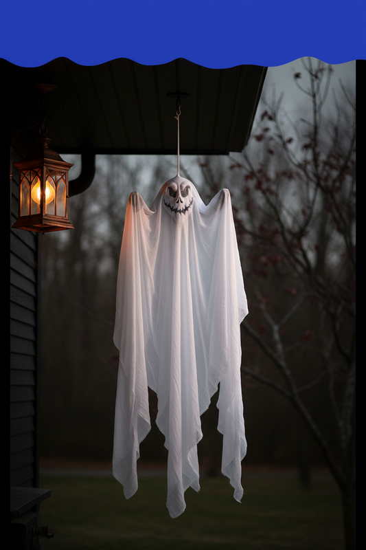 Hanging Ghost Halloween Prop