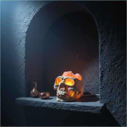Crystal Skull Accent Lamp