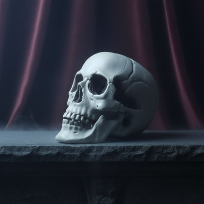 Realistic Halloween Skull Prop