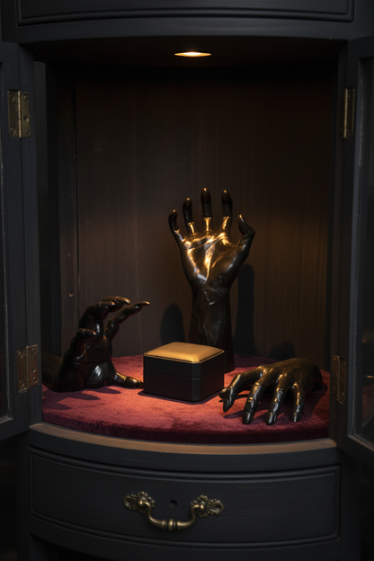 Gothic Demon Hand Display