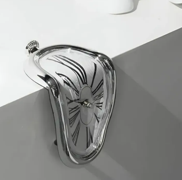 Gothic Melting Wall Clock