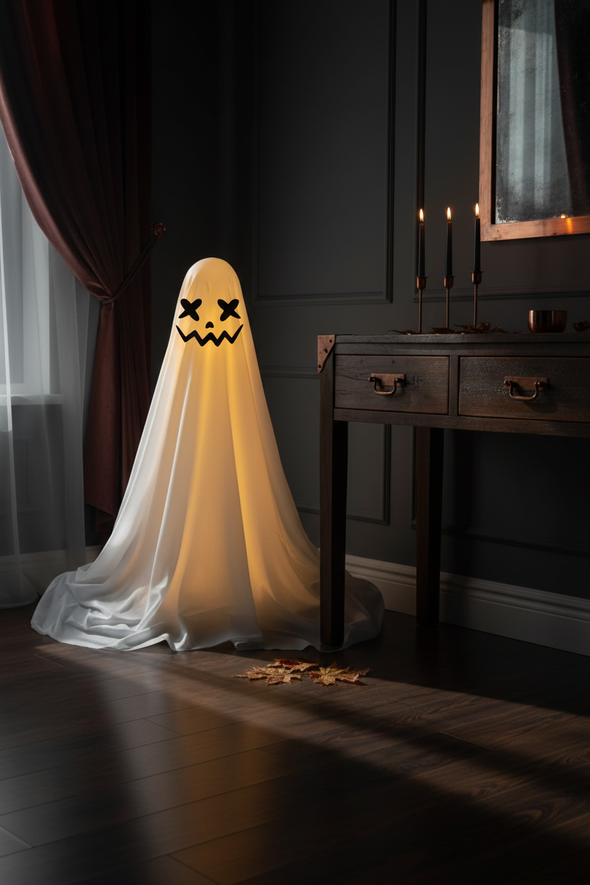 Standing LED Ghost Decoration