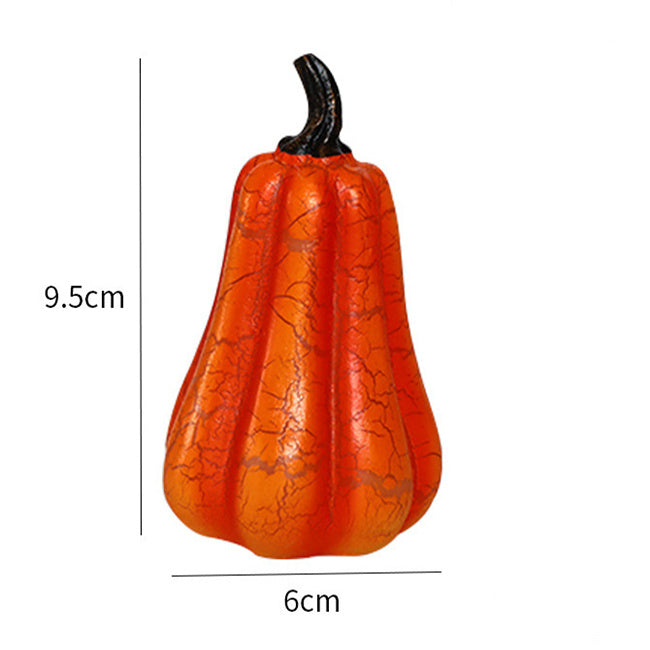 Crackle Glow LED Pumpkin Set