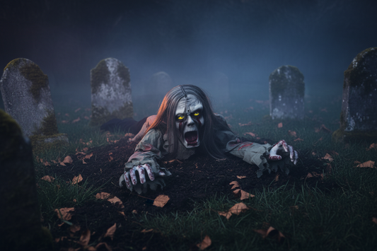 Crawling Groundbreaker Zombie Prop