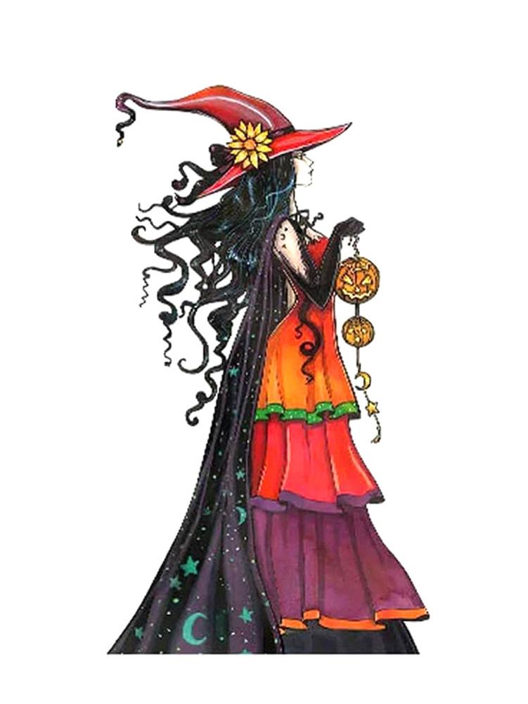 Metal Witch Garden Sign
