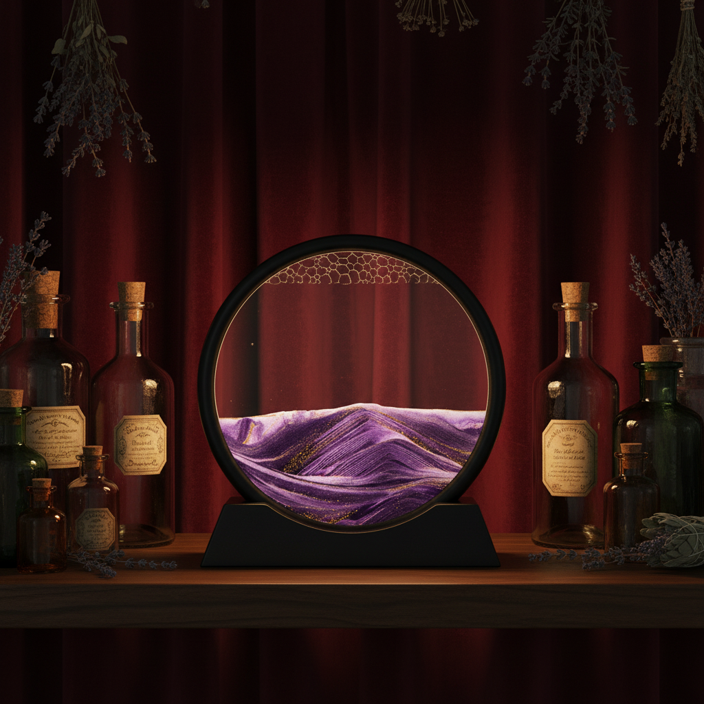 Enchanted Quicksand Hourglass Lamp