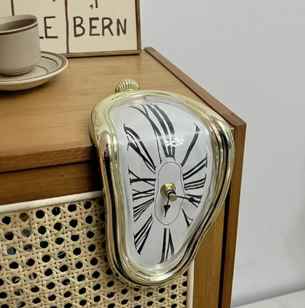 Gothic Melting Wall Clock
