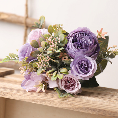 Black & Purple Gothic Rose Stems