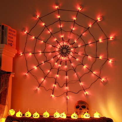 Giant LED Spider Web Light