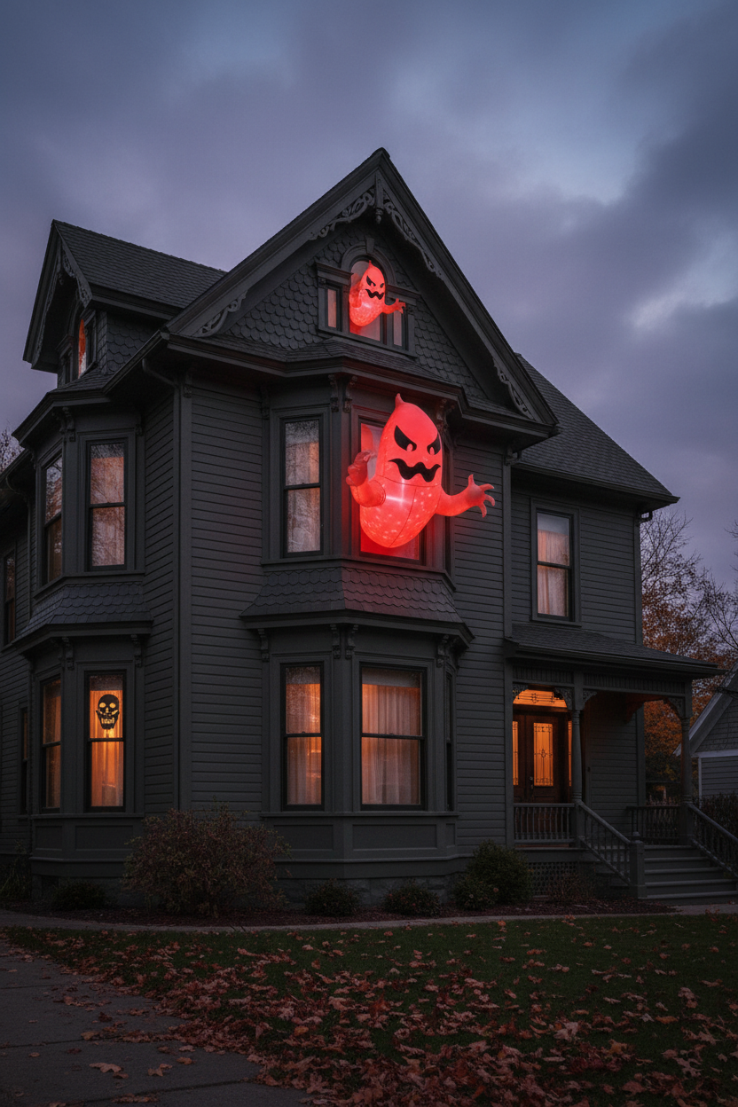 Window Escape Inflatable Ghost