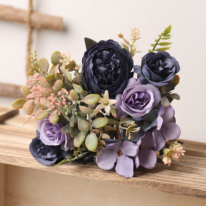 Black & Purple Gothic Rose Stems