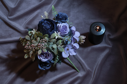 Black & Purple Gothic Rose Stems