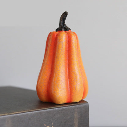 Crackle Glow LED Pumpkin Set